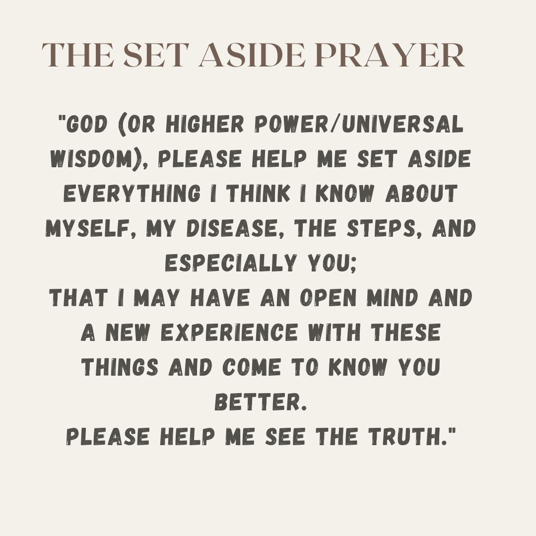 Set Aside Prayer