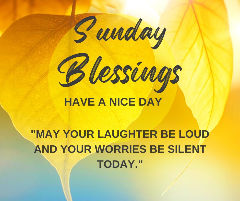 Sunday Morning Blessing Prayer