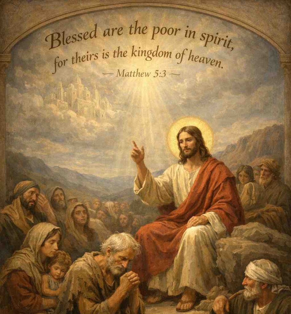 blessed are the poor in spirit