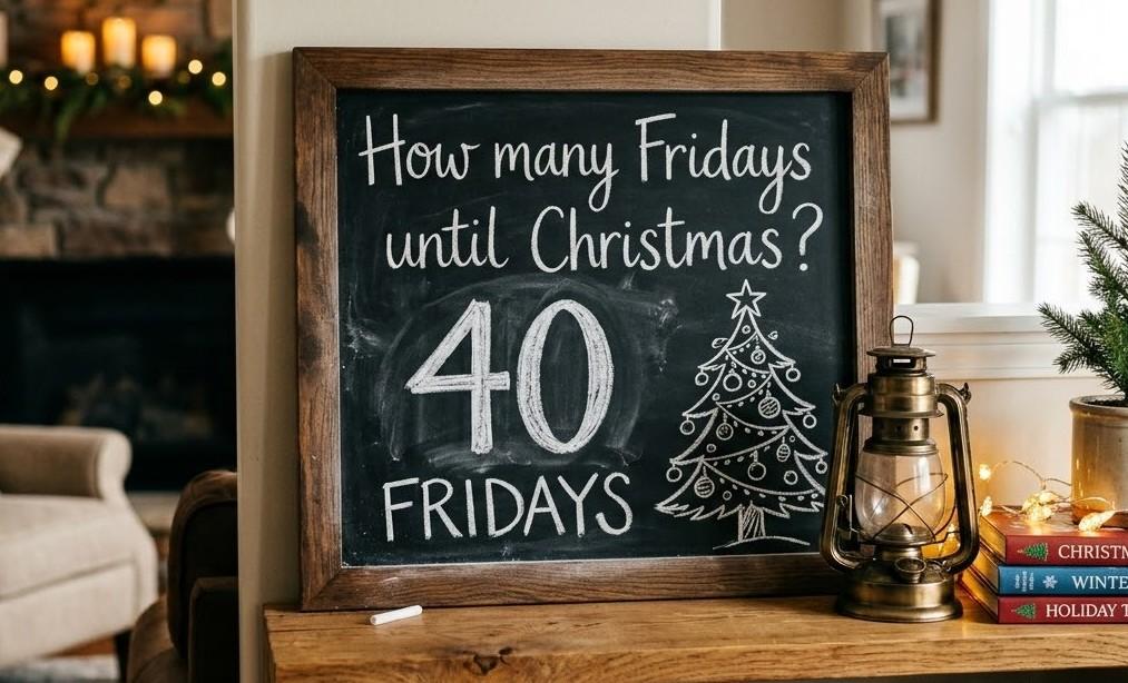 How Many Fridays Until Christmas