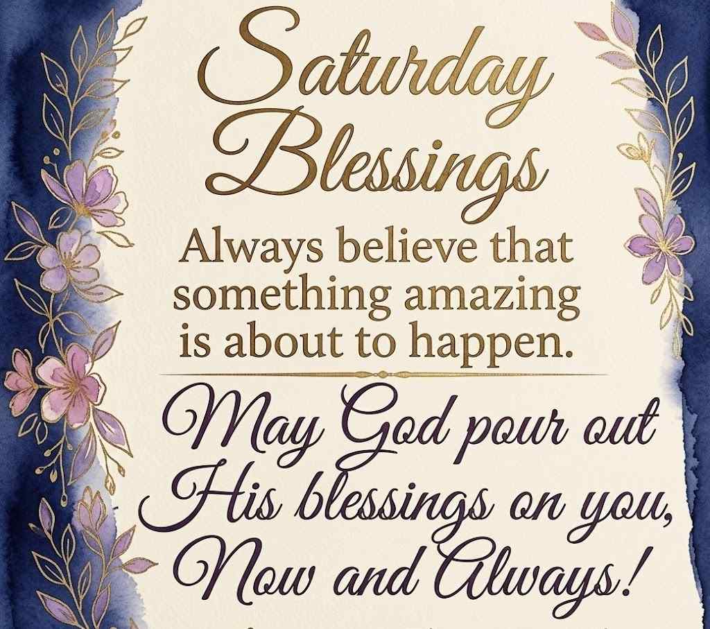 Saturday Morning African Blessings