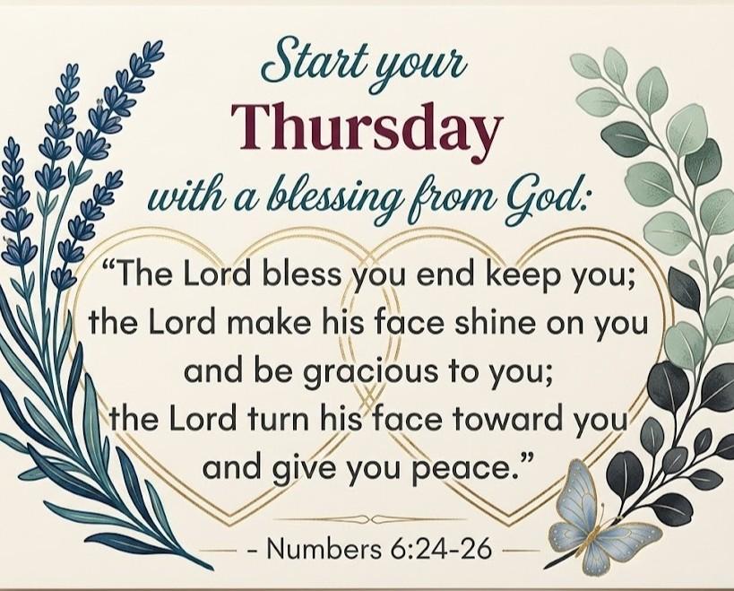 Thursday Morning Blessings and Prayers
