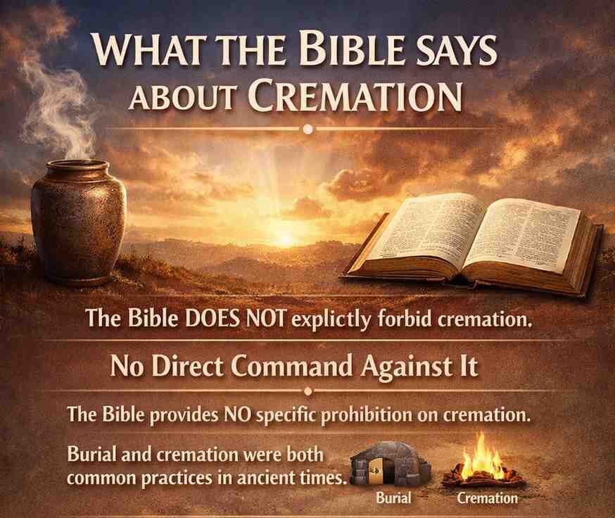 What the Bible says about cremation