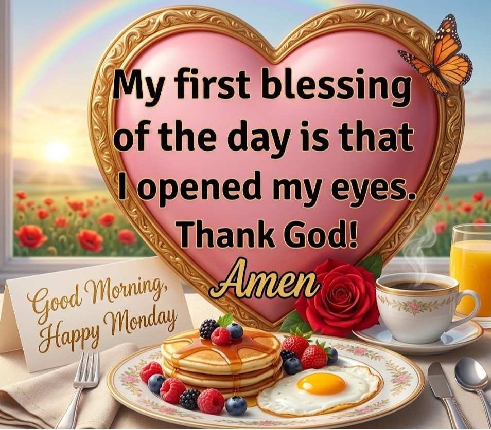 good morning happy monday blessings​