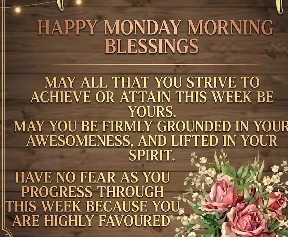 good morning happy monday blessings​