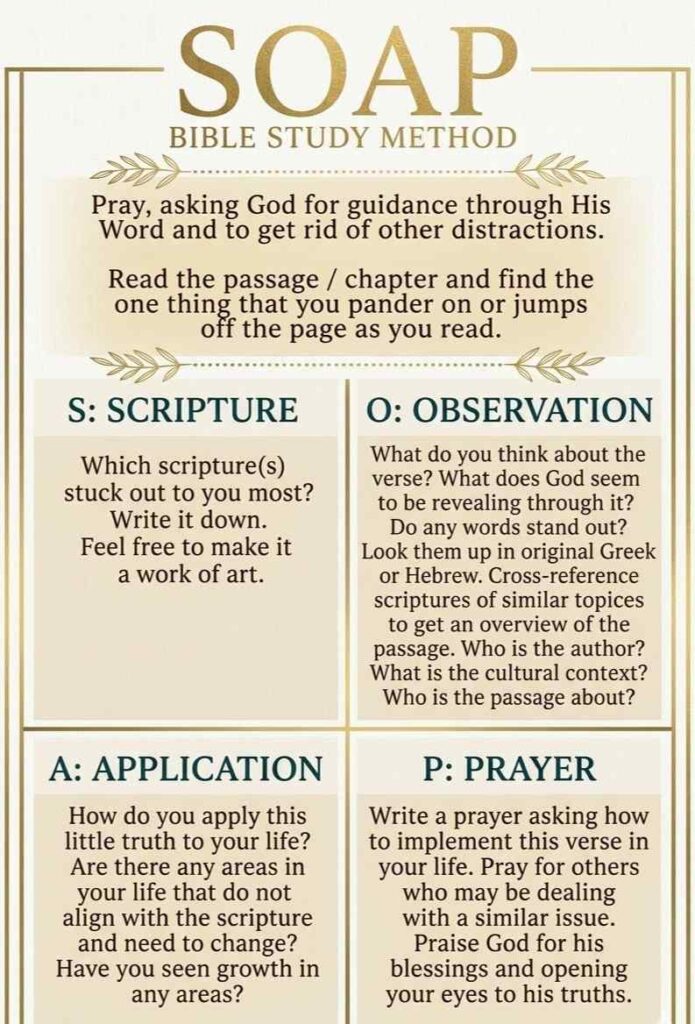 SOAP Bible Study Method