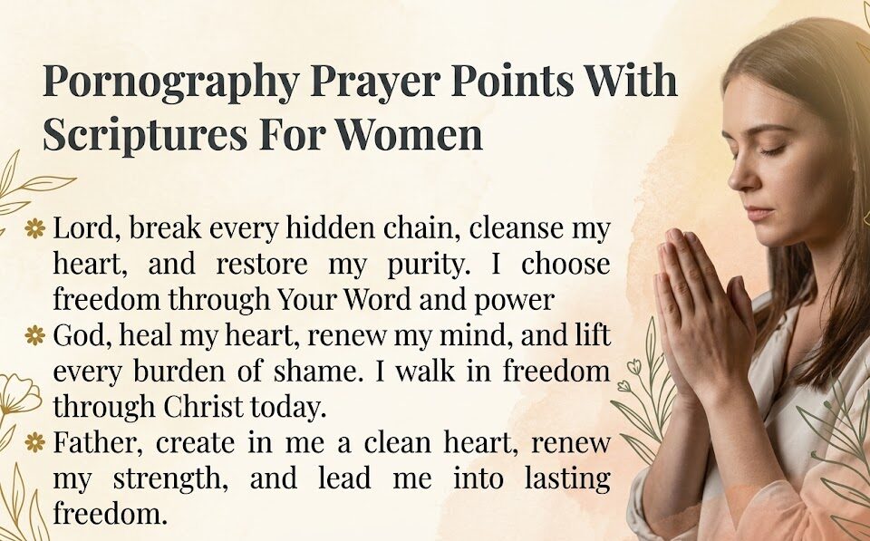 Pornography Prayer Points with Scriptures