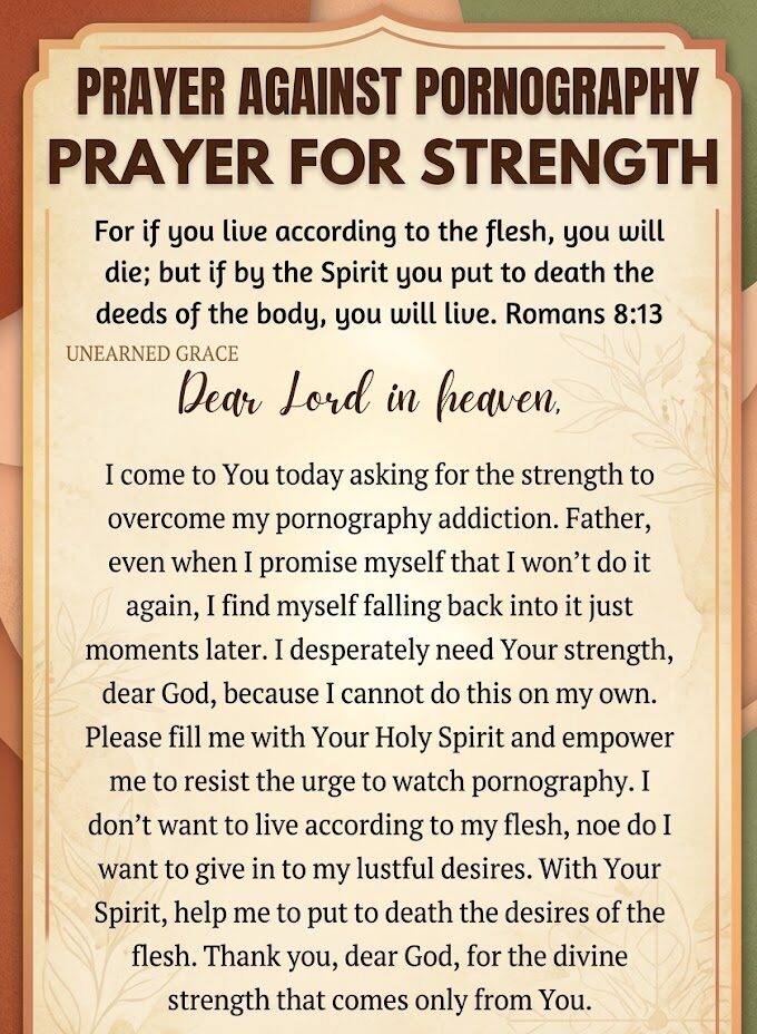 Pornography Prayer Points with Scriptures