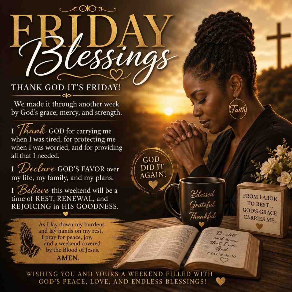 African American Spiritual Friday Blessings