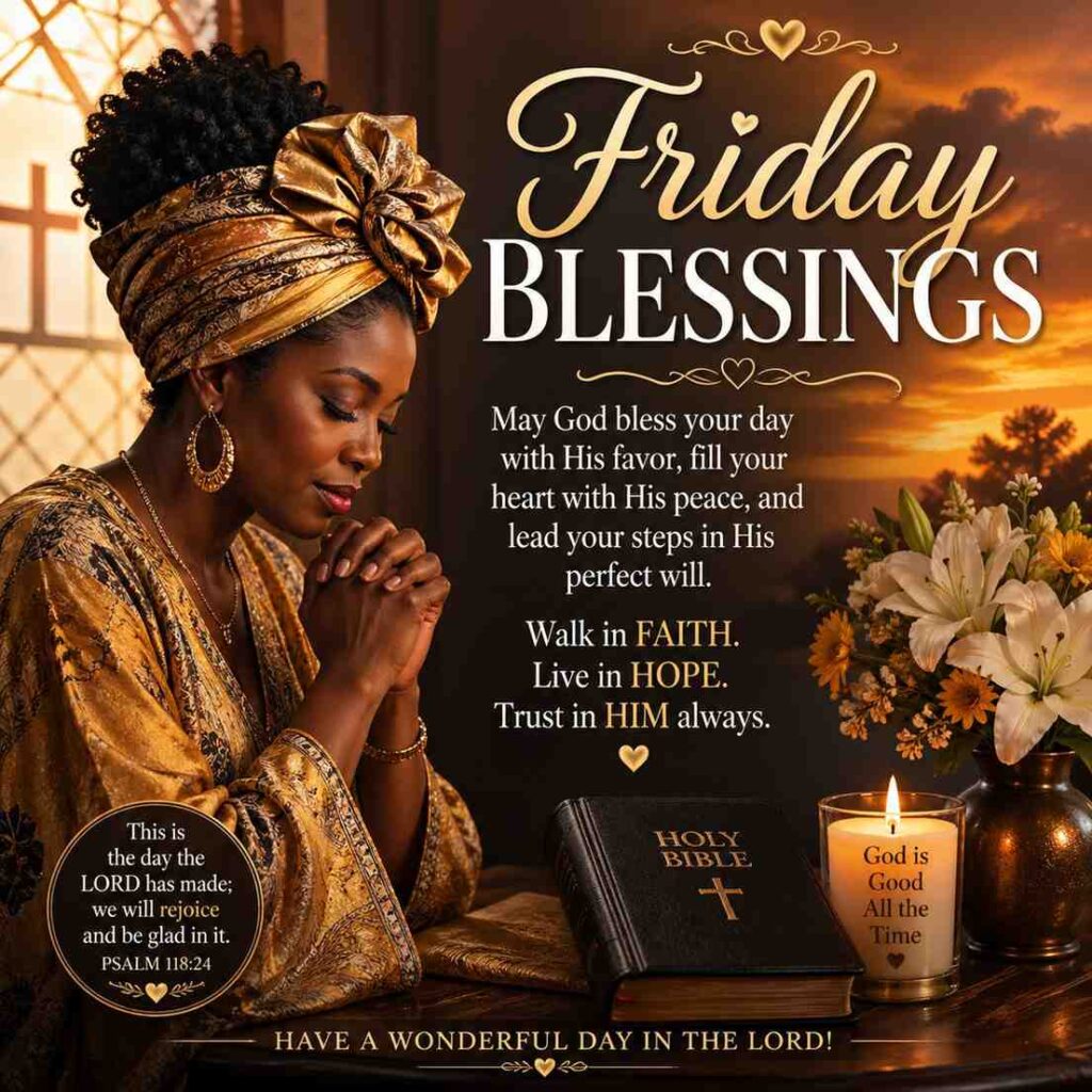 African American Spiritual Friday Blessings Images