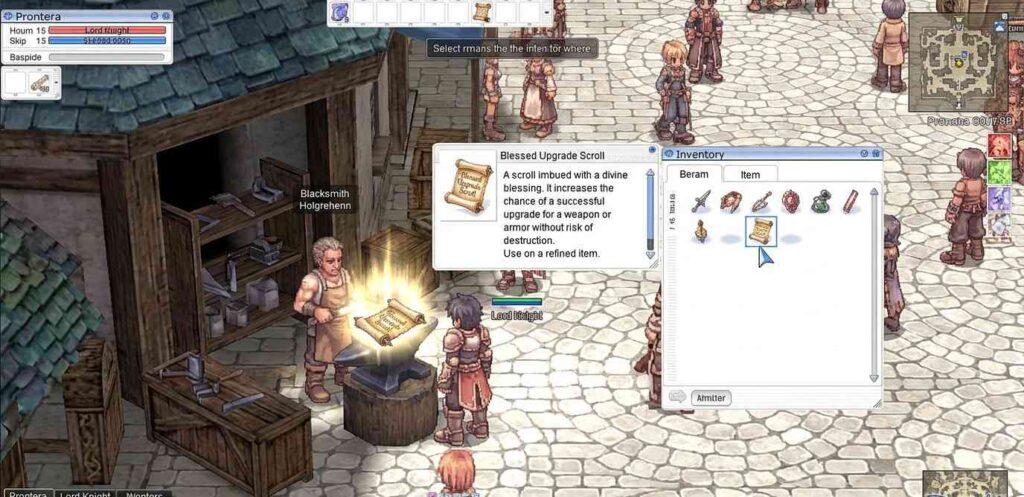 Blessed Upgrade Scroll