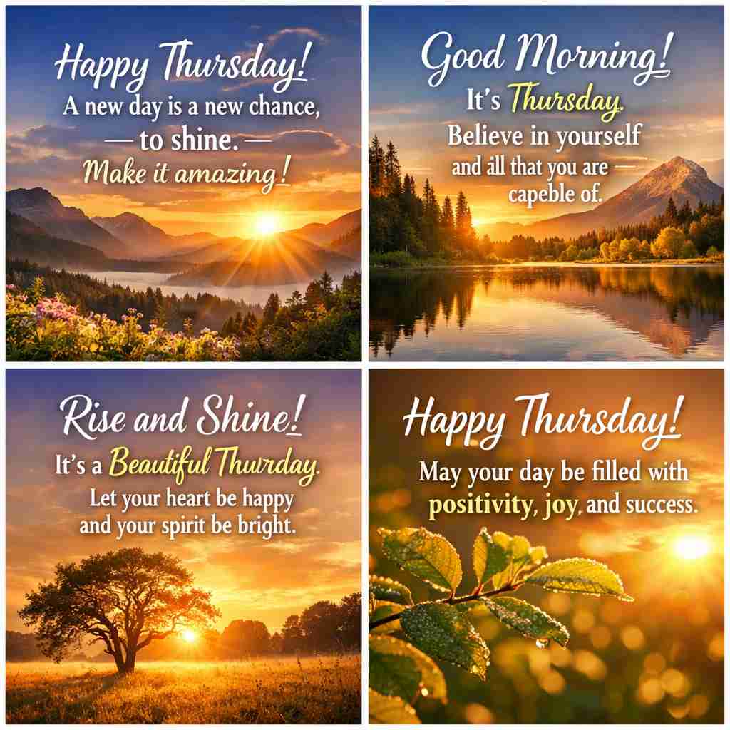 Best Good Morning Thursday Blessings! Images and Quotes