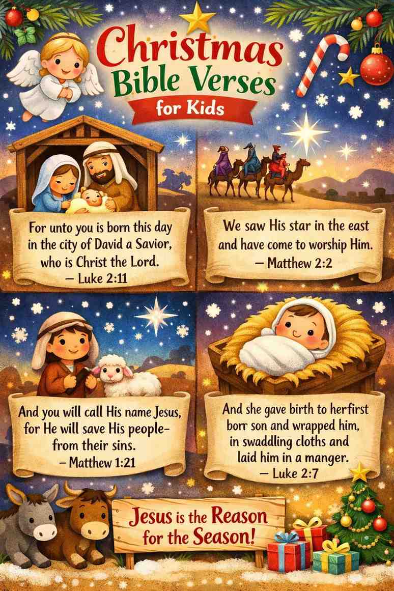 Christmas Bible Verses for Kids
