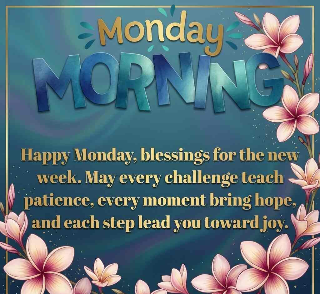 monday morning blessings images and quotes