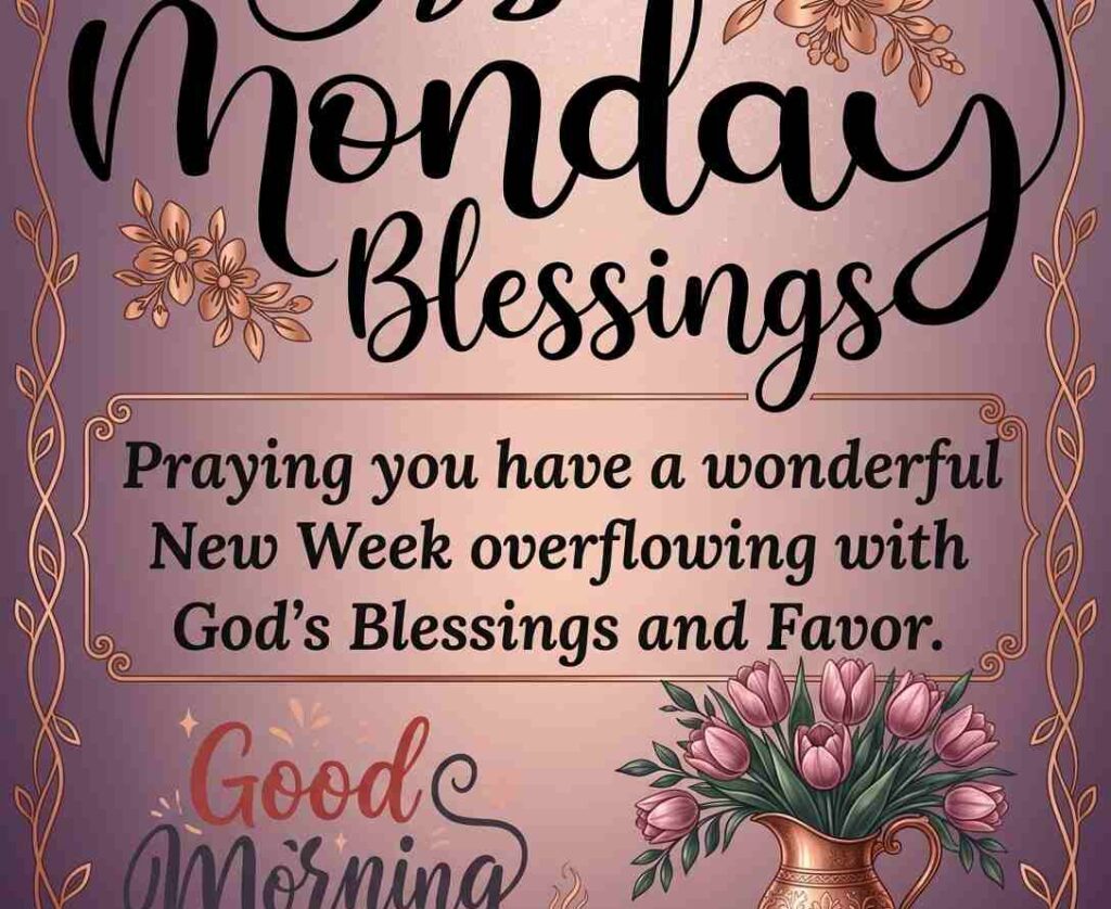 monday morning blessings images