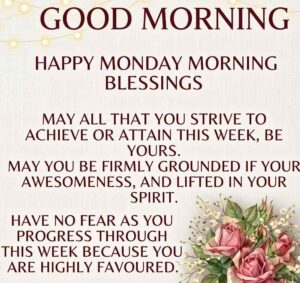 monday morning blessings