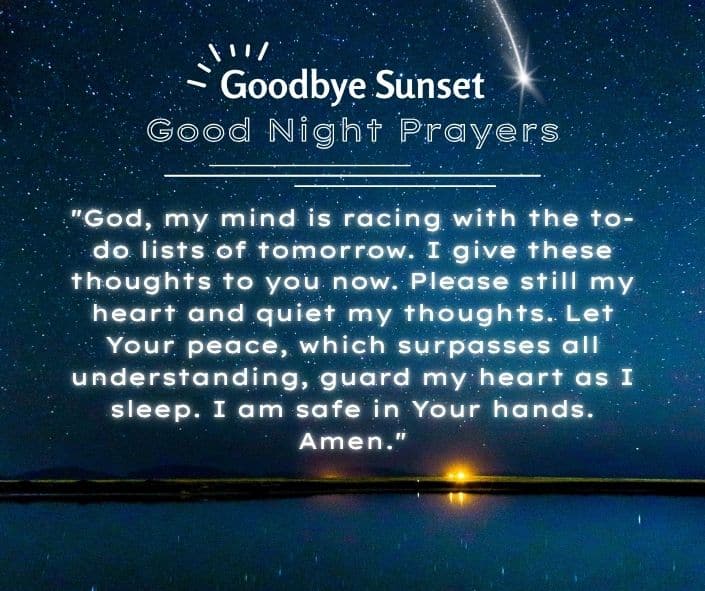 5 Good Night Prayers