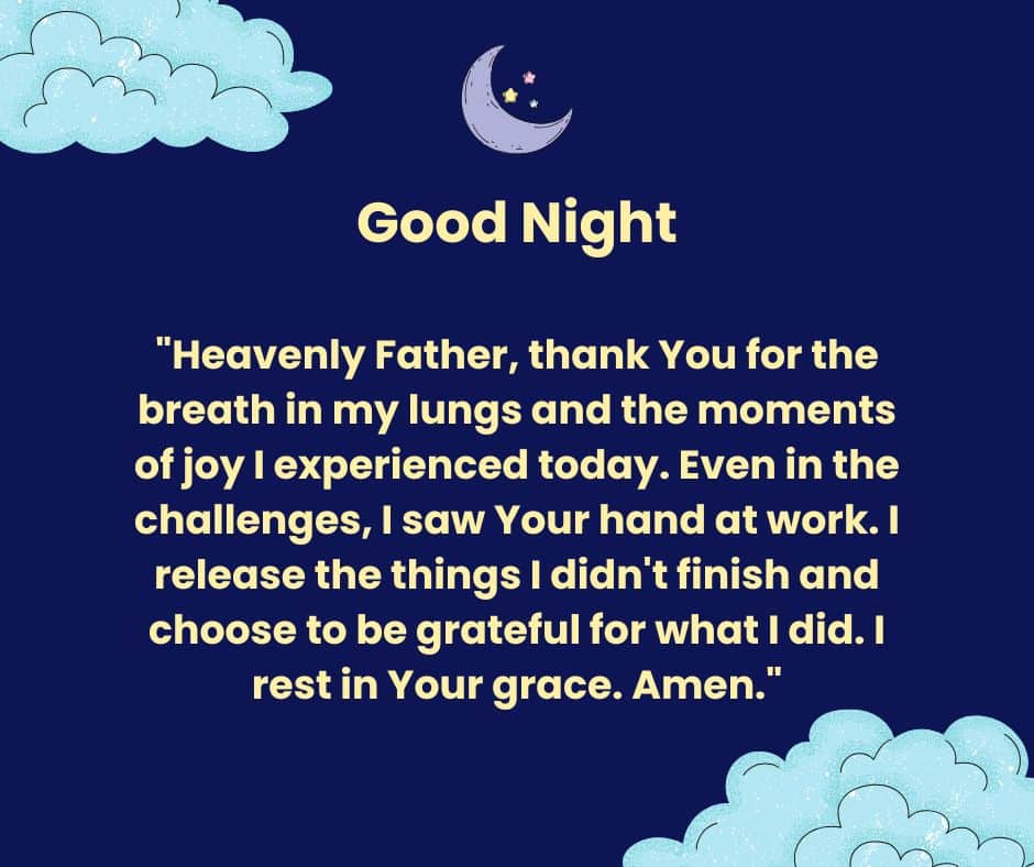 Good Night Prayers
