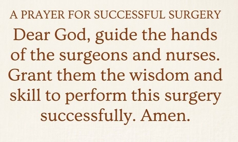 Prayer for Surgery