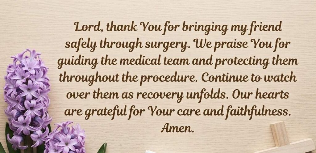Prayer for Surgery