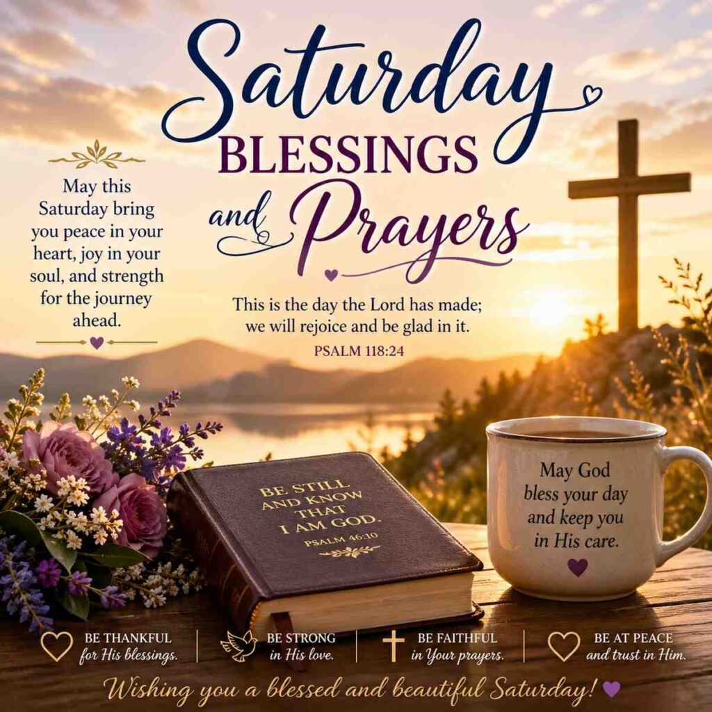 Saturday inspirational blessings