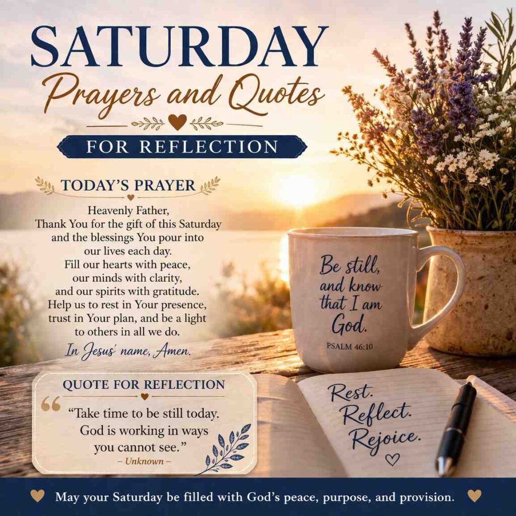 Saturday Morning Blessings