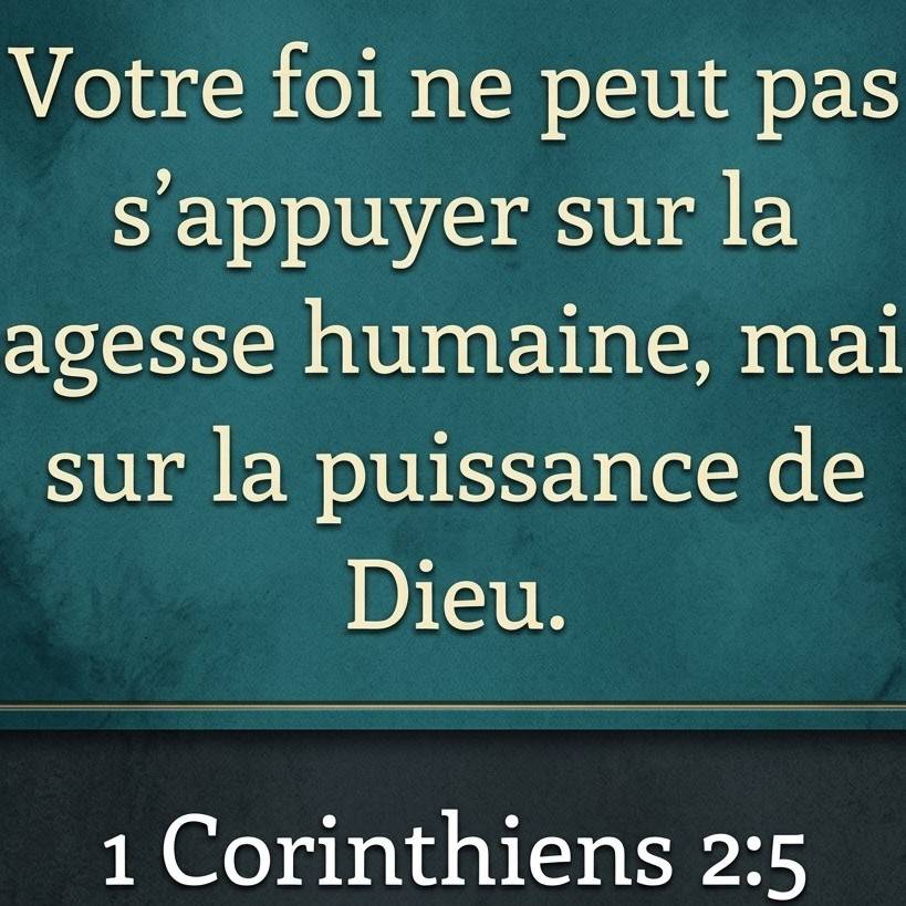 verset biblique sur la foi