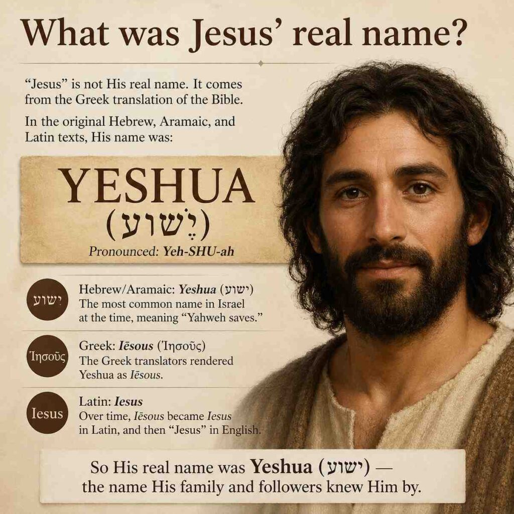 What was Jesus' real name