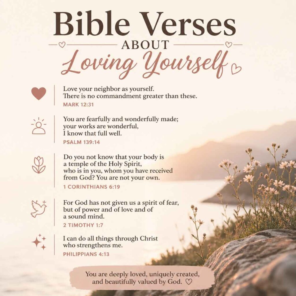 bible verses about loving yourself