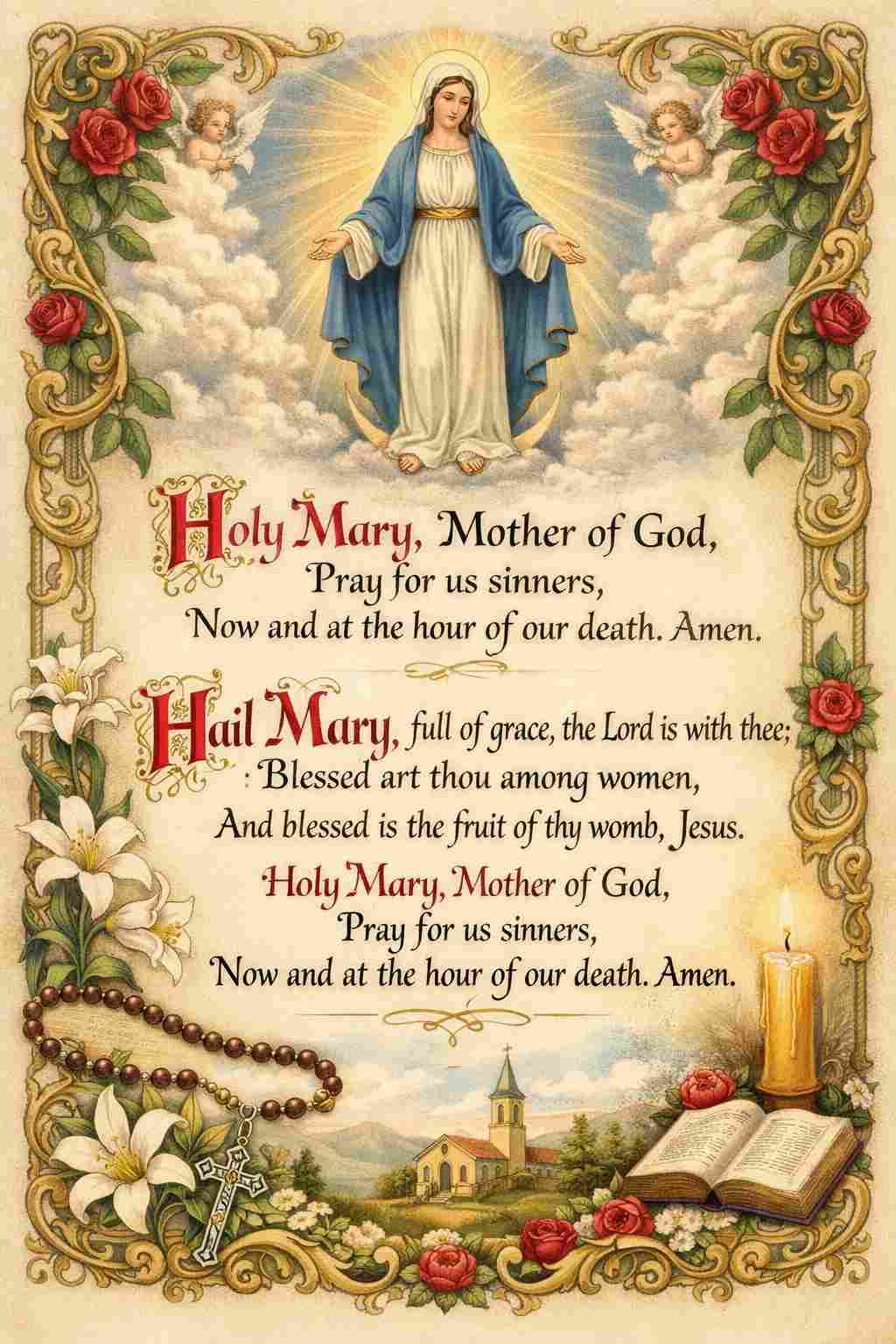 Holy Mary Prayer