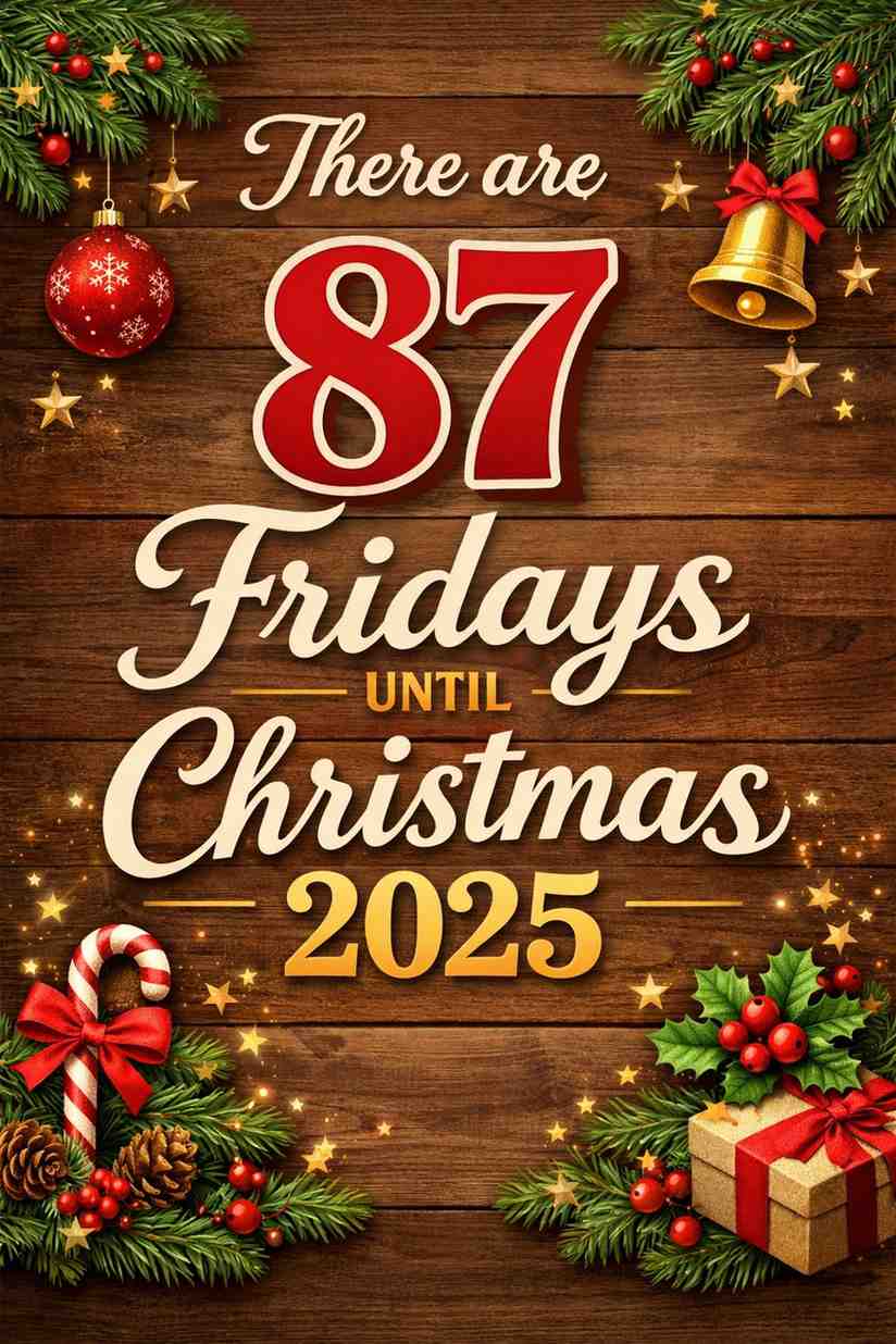 How many Fridays till Christmas 2025?