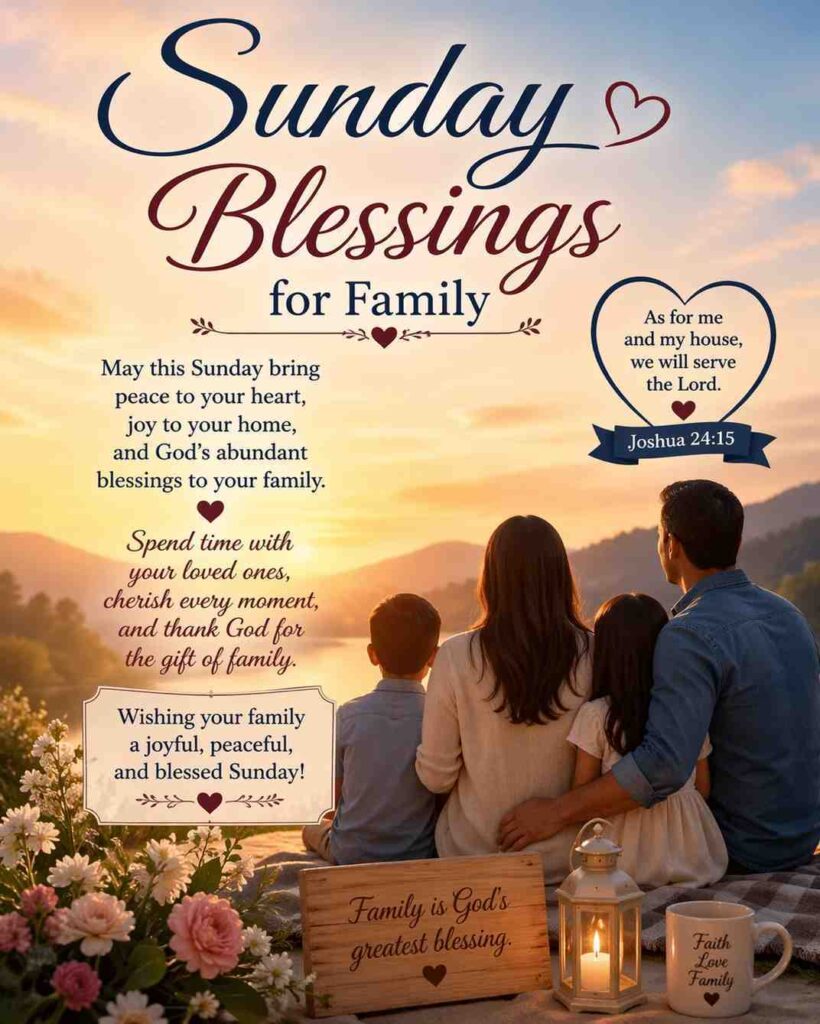 Sunday Blessings for Family