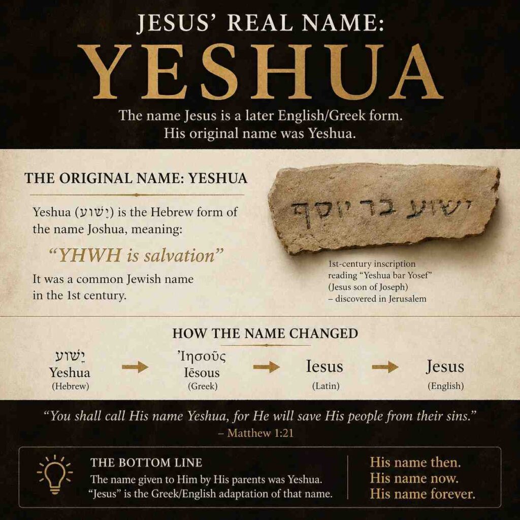 what is Jesus' real name