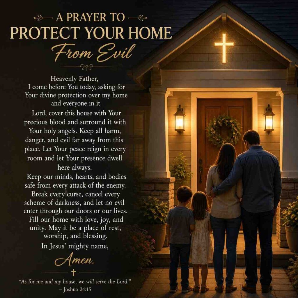 Prayer to Protect Your Home From Evil