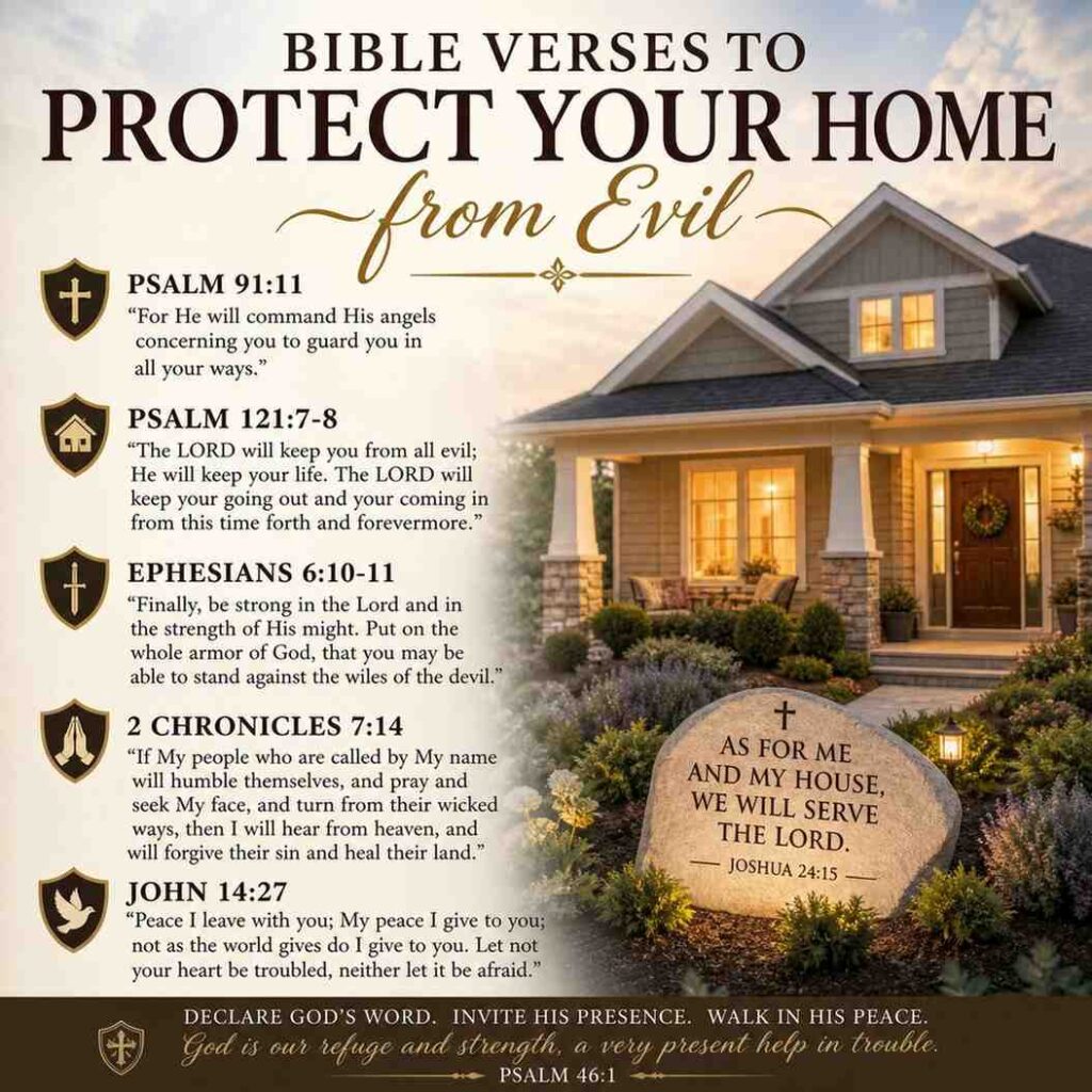 Bible verses to protect your home from evil