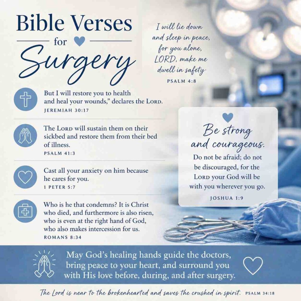 Bible Verses for Surgery