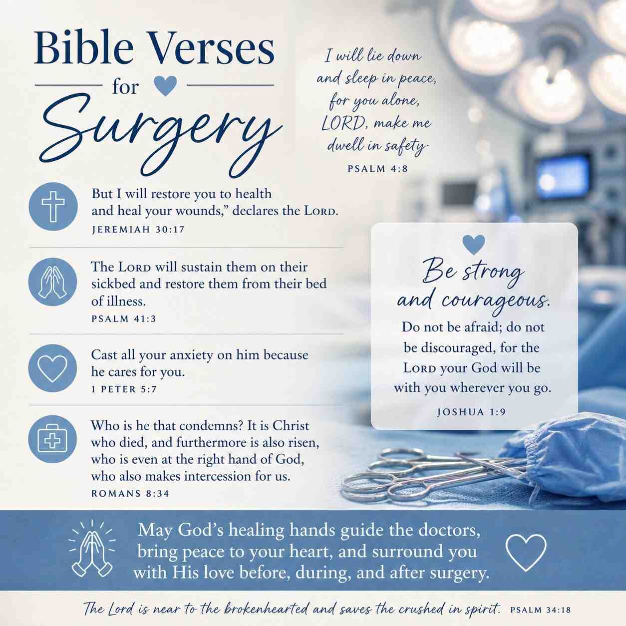 Bible Verses for Surgery