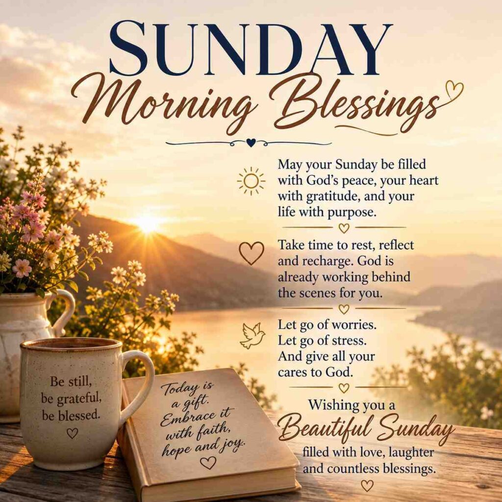 Sunday Morning Blessings