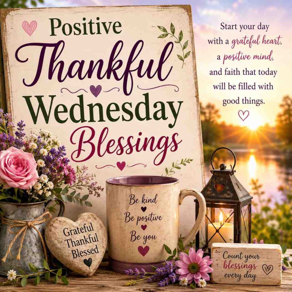 Positive, Thankful Wednesday Blessings