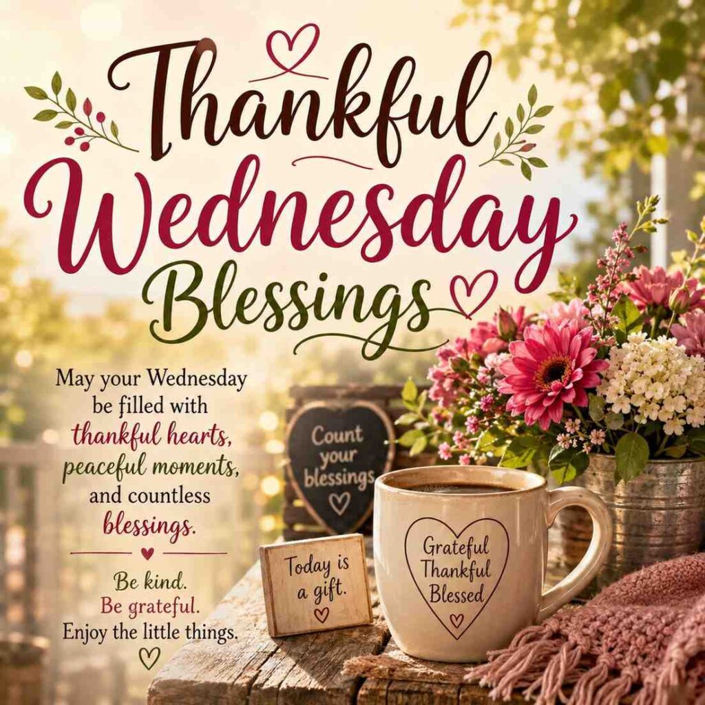 Positive Thankful Wednesday Blessings 