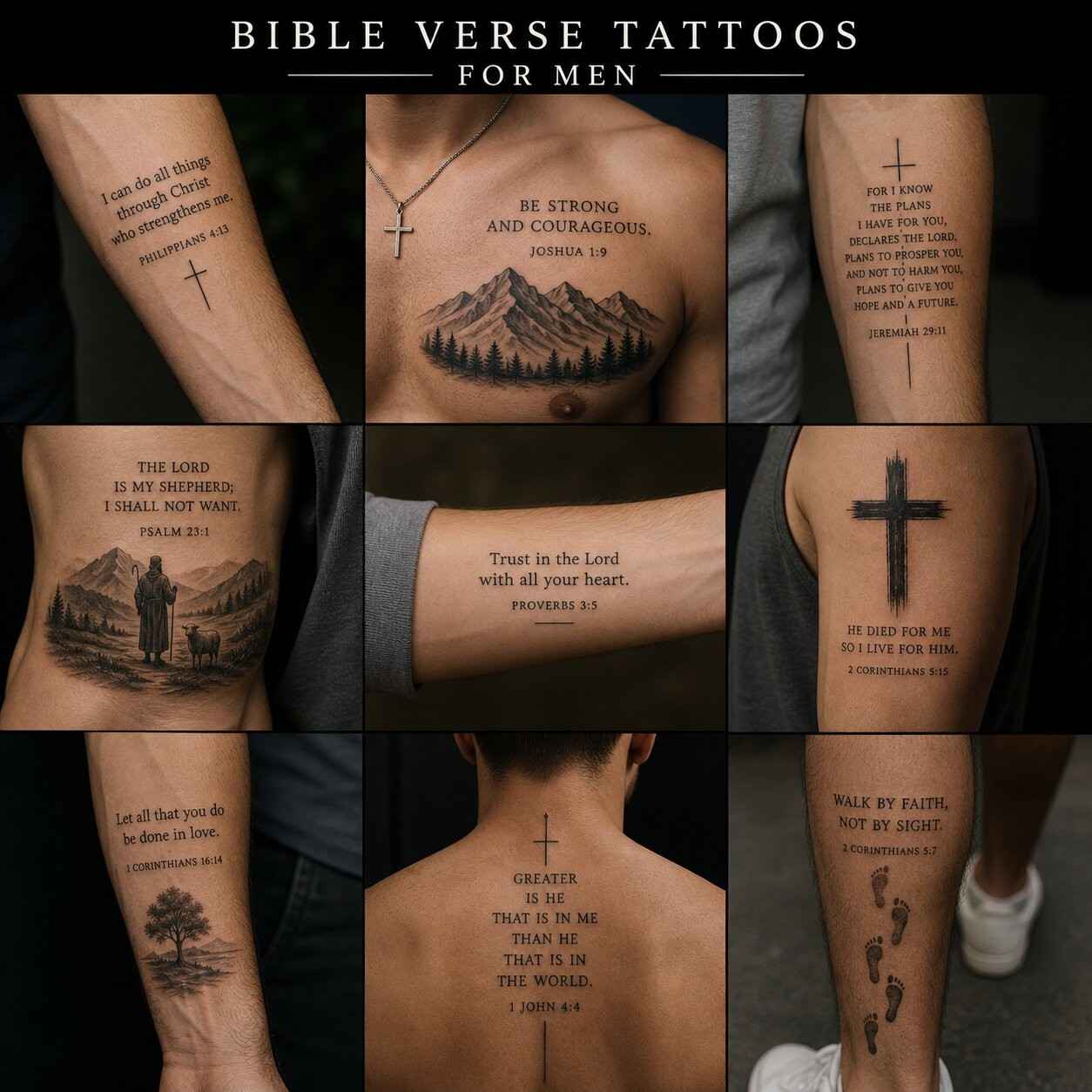 bible verse tattoos for men