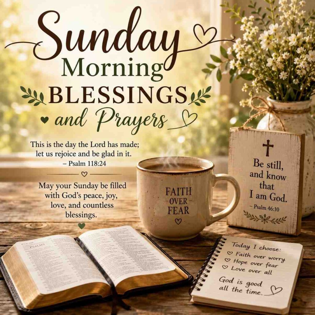 Sunday Morning Blessings and Prayers