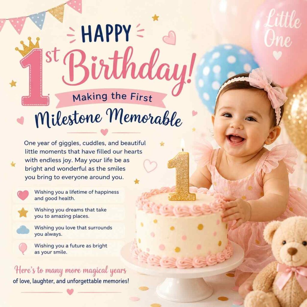 Funny and Playful First Birthday Wishes