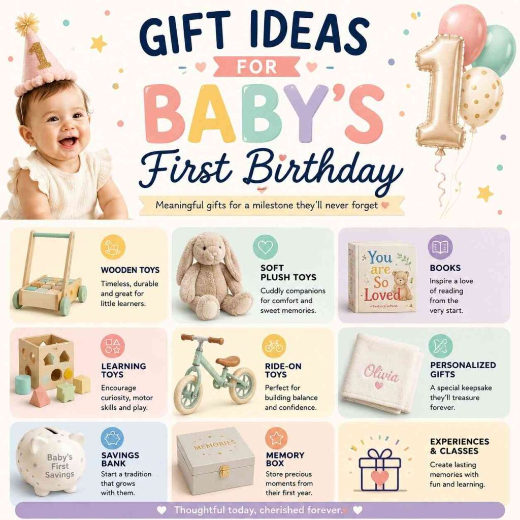 Baby's first birthday gift ideas