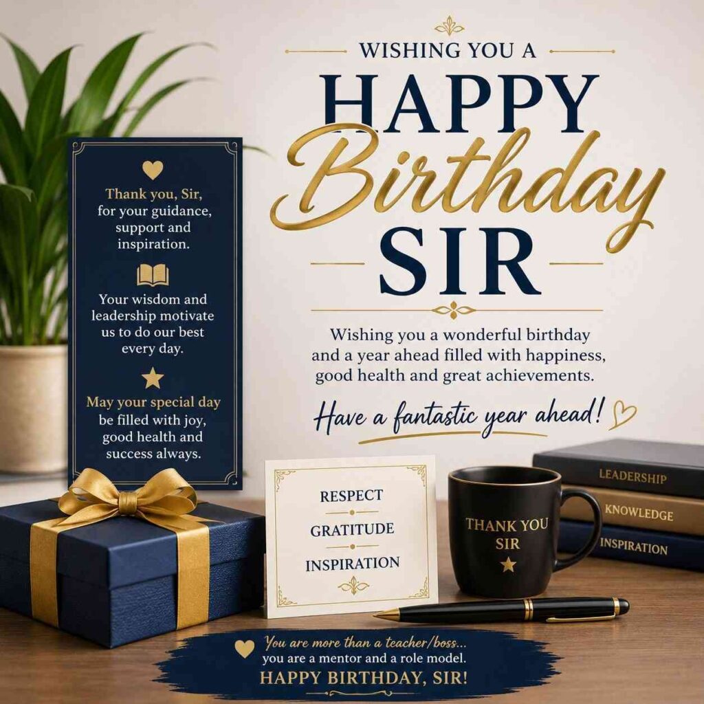 Birthday Wishes for Sir