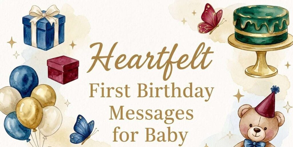 First Birthday Messages for Baby Girl