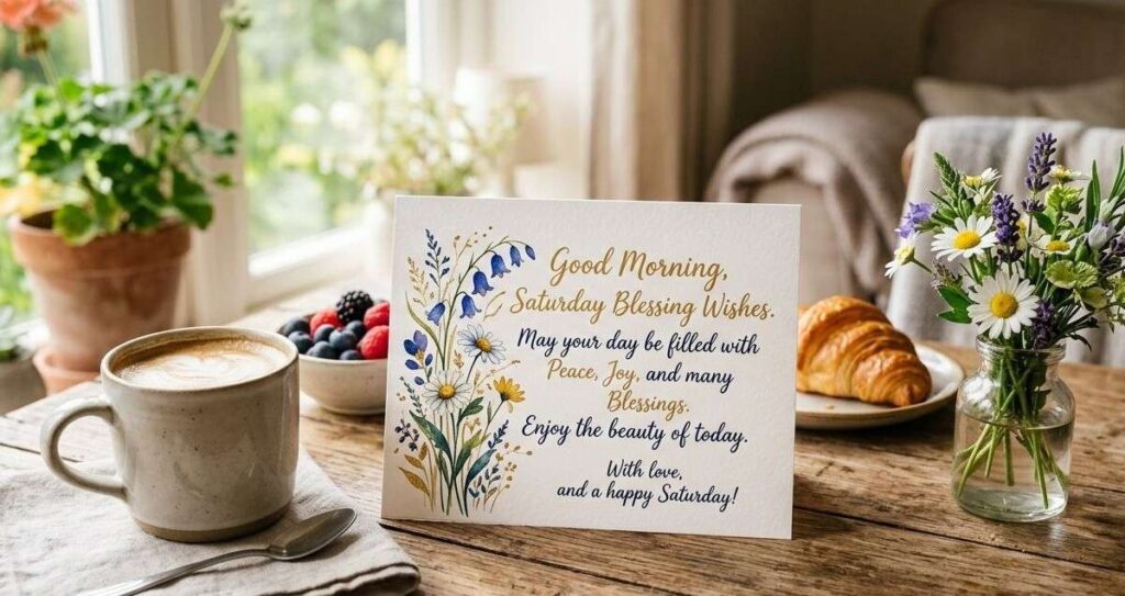 Good Morning Saturday Blessings and Prayers