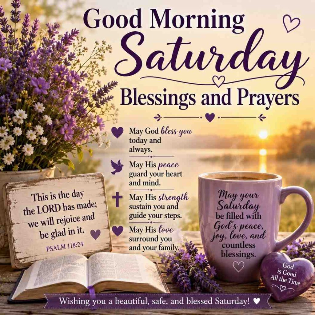 Good Morning Saturday Blessings