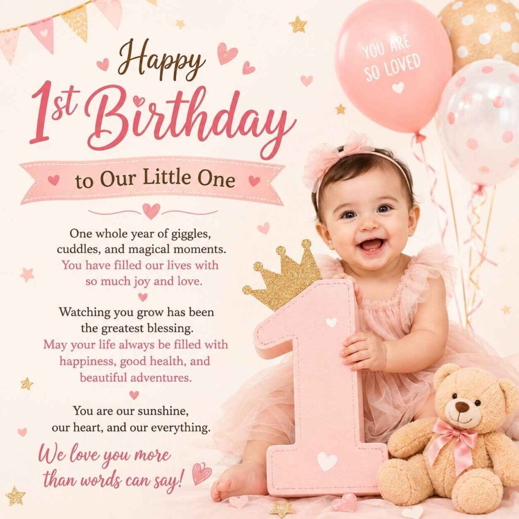 1st Birthday Wishes
