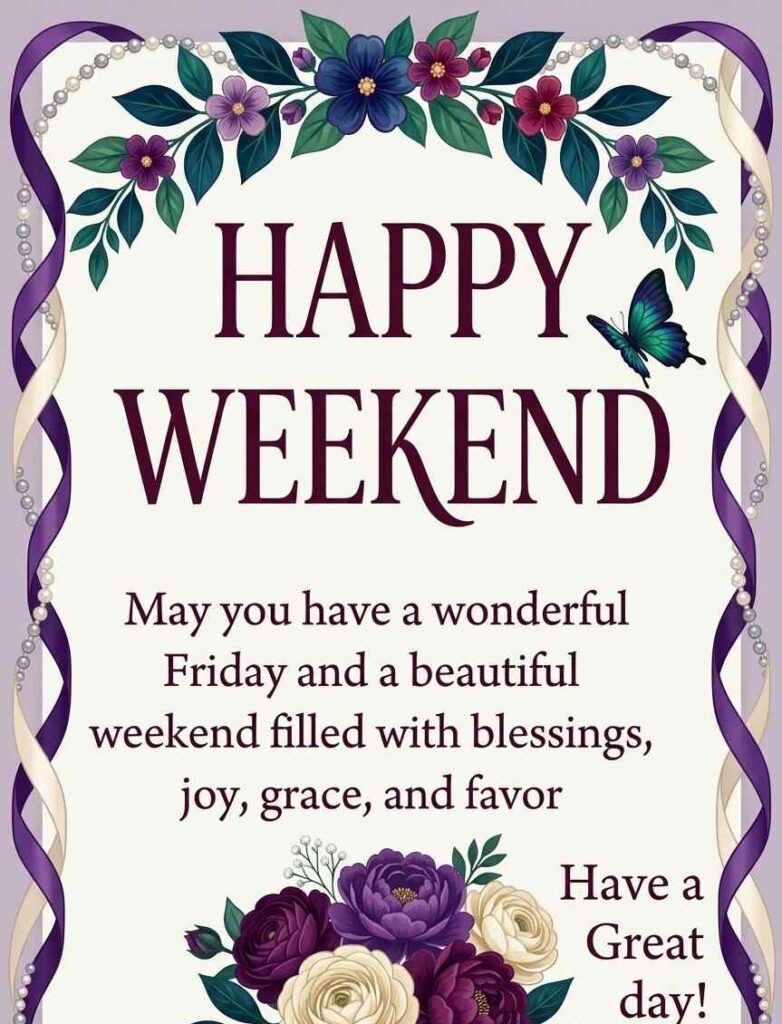 Weekend Friday Blessings wishes